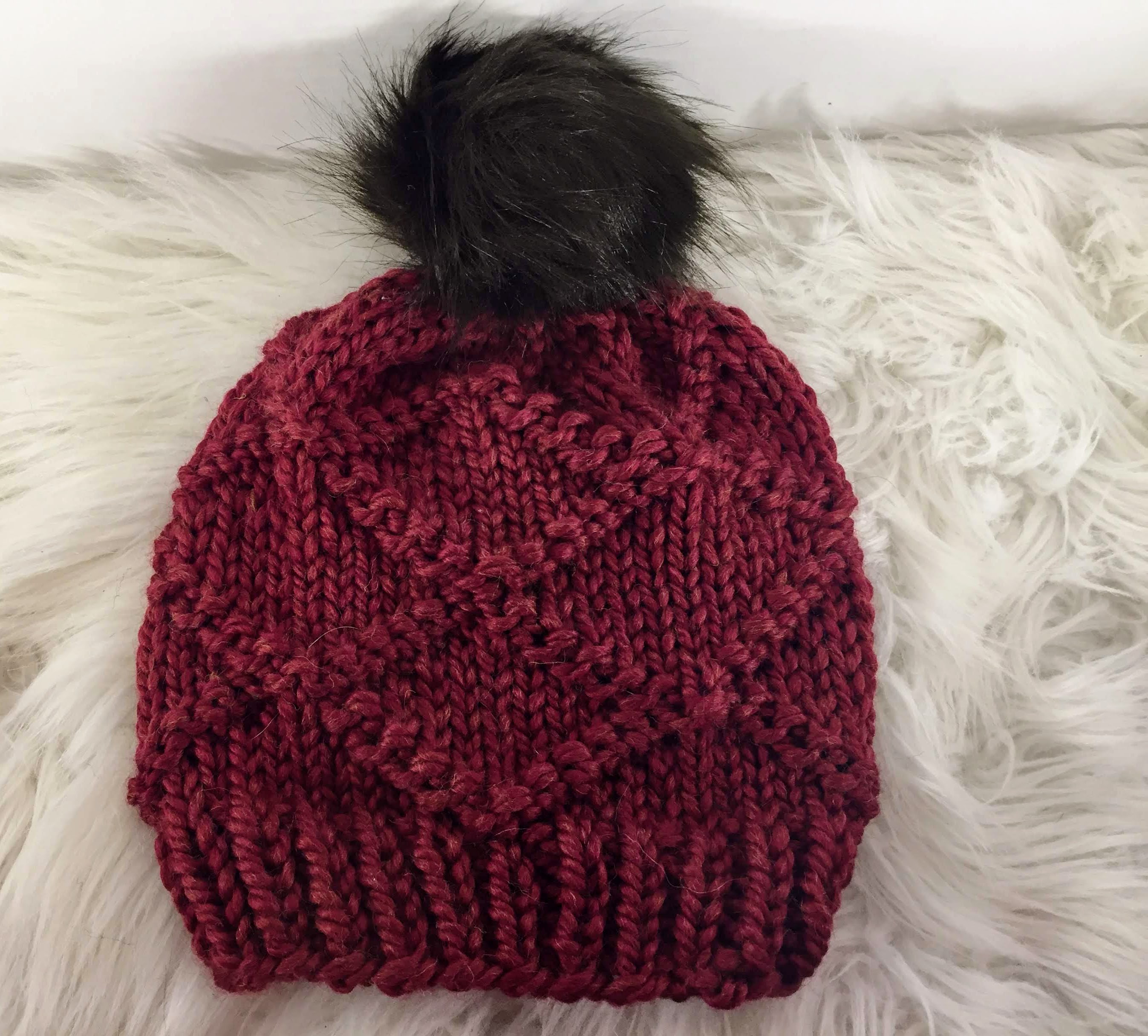 The Diamond Knit Hat - Northern Moose